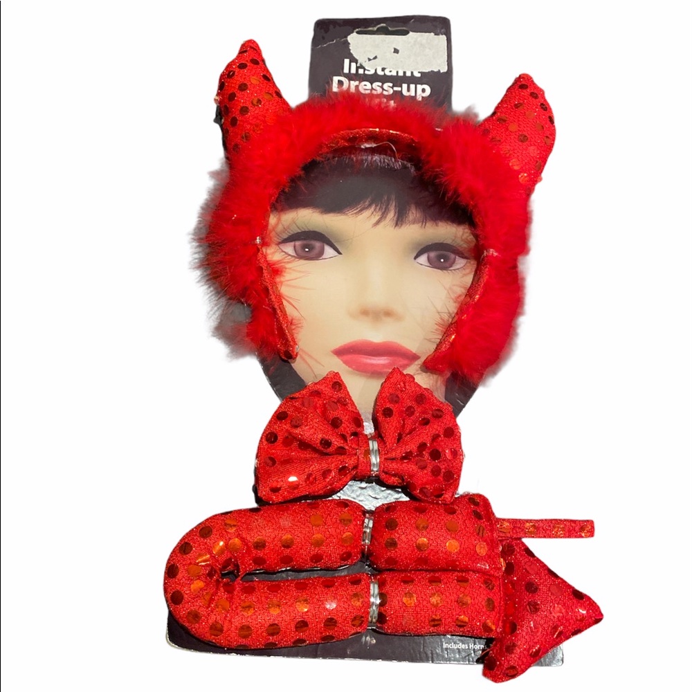 🧡 Devil Halloween instant dress-up kit